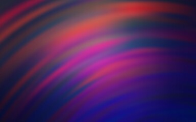 Dark Purple, Pink vector pattern with curved lines. Geometric illustration in abstract style with gradient.  The best colorful design for your business.