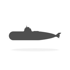Submarine Modern Military Forces - Icon Vector Illustration Sign Symbol