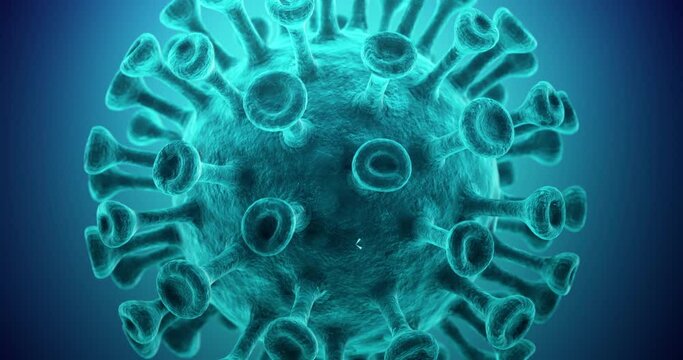 Covid 19 coronavirus pandemia  concept animation background