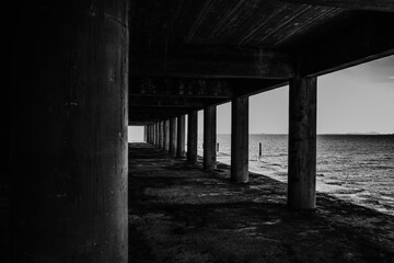 pier in the sea