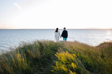 The couple fall in love