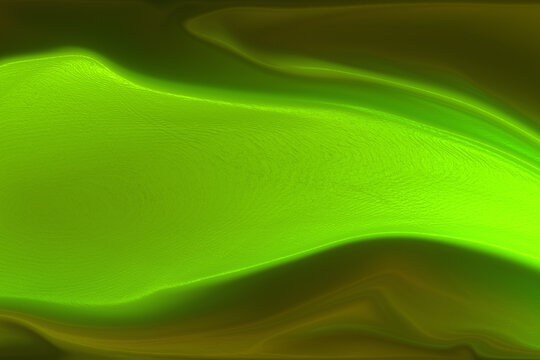 abstract green waves