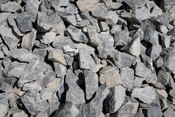 pile of stones,construction material stone