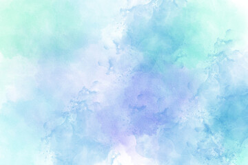 Blue watercolor abstract background