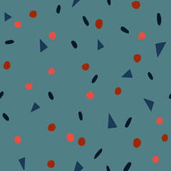 Natural Terrazzo Mood Seamless Pattern 