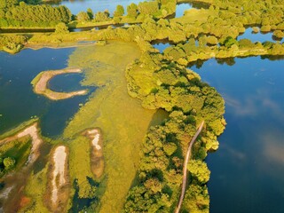 Kingsbury nature reserve, drone photography