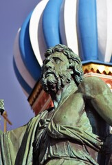 Obraz premium Monument to Minin and Pozharsky on the Red Square, Moscow, Russia.