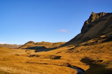 Iceland landscape mountain panorama summer scenic beautiful islandic nature outdoor