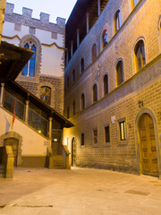 Fototapeta premium Italia, Toscana, Firenze, il Palagio di parte Guelfa, edificio storico nel centro città.