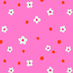 Cute Flower Seamless Pattern