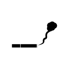 Cigarette and smoke vector design 