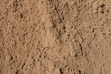 sand closeup for construction material