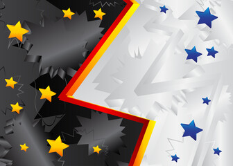 Premium exclusive contrast background. Vector abstract gradient graphic design.