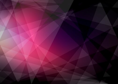 Black pink crystal texture abstract. Mystery brilliant background.