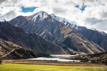 Moke Lake Near Queenstown in New Zealand