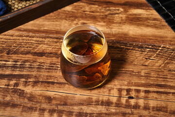 Ancient Chinese herbs sealwort brewed tea