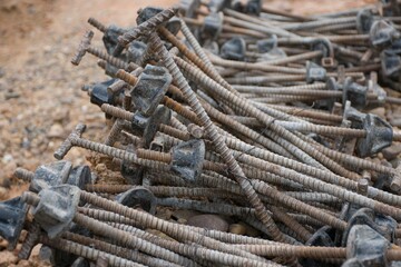 The pillar-type lock combined together.