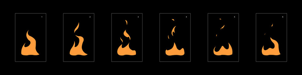 Dust explosion effect. Explosion animation effect. Animation sprite sheet for games, cartoon or animation. vector style animation effect 1285.