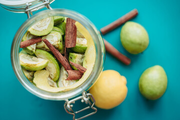 Making of the traditional italian walnuts liquor