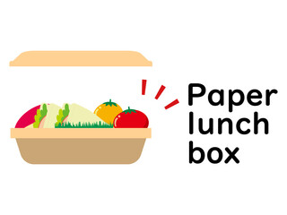 紙製弁当箱入りテイクアウト