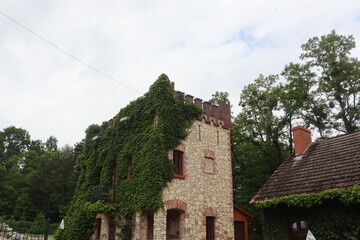 Fototapeta na wymiar old houses in the village