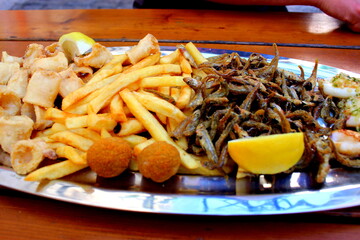 Slovenian food in Pirana