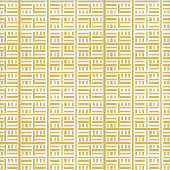 Seamless geometric pattern in gold and white
