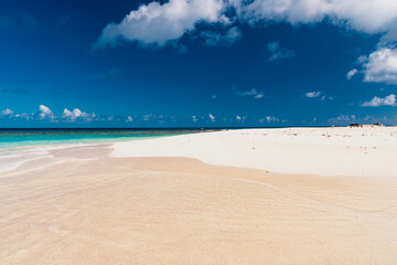 tropical panorama island of Anguilla Caribbean sea