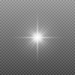 White sparkles, stars