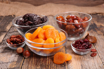 assorted of dried fruit