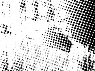 Halftone Pattern. Abstract Halftone Dots. Vector Illustration.