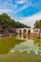 Fototapeta na wymiar Summer palace garden in Beijing, China