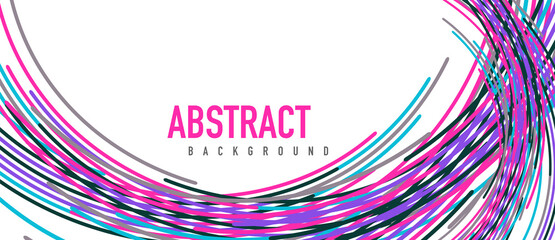 Аbstract moving colorful lines vector backgrounds for cover, placard, poster, banner or flyer