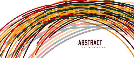 Аbstract moving colorful lines vector backgrounds for cover, placard, poster, banner or flyer