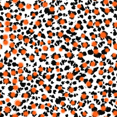 pattern design of leopard animal print vector