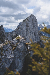 Peak in the Gastlosen in Switzerland, Fribourg
