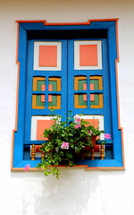 Fototapeta na wymiar The beauty of a window and its colors
