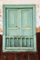 Elements of a window in a single color