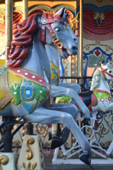 Obraz na płótnie Canvas Carousel in the park