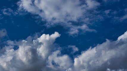 Blue sky and white clouds
