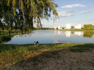 Lake in Belarussian park