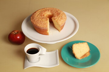 breakfast with several countries and coffee