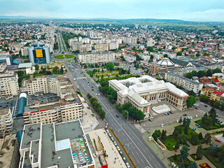 Aerial View Of Ploiesti City Romania