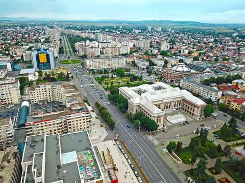 Aerial View Of Ploiesti City Romania