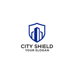 City Secure Logo Template Design Vector, Emblem, Design Concept, Creative Symbol, Icon