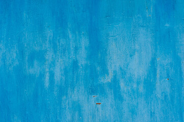 Abstract metal texture background. Old surface in rust and dirt in blue color.