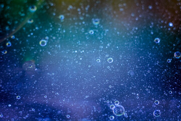 bubble macro background oil liquid space effect