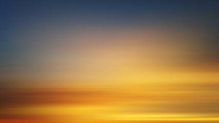 Sunset Background with Blurry Motions