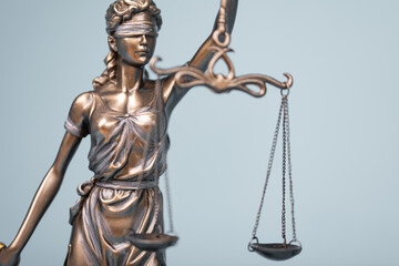 Statue of Justice - lady justice, law concept.