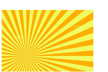 orange sunburst vintage retro background